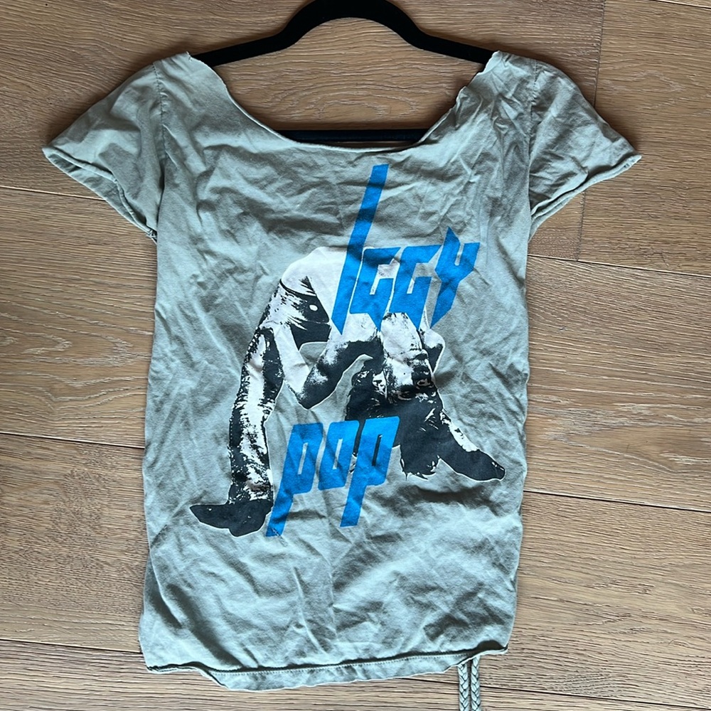 Vintage rock and roll tea shirt Iggy Pop